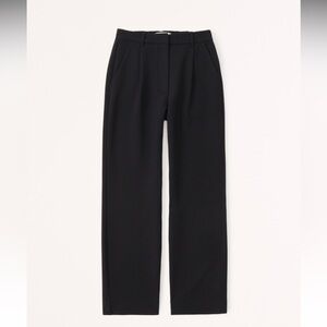 Abercrombie and Fitch Tailored Straight Pant in Black Size 12 US